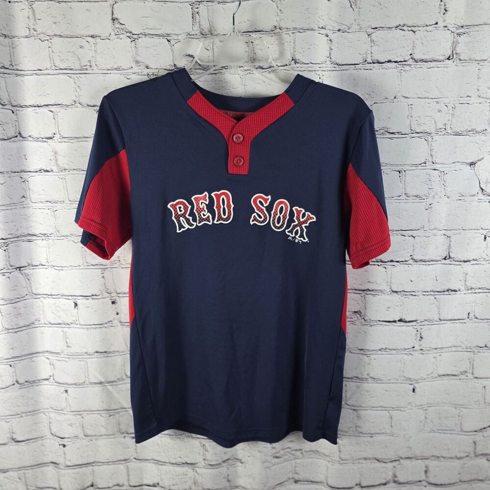 Majestic Boston Red Sox's Youth Large Cool Base # 9 Jersey